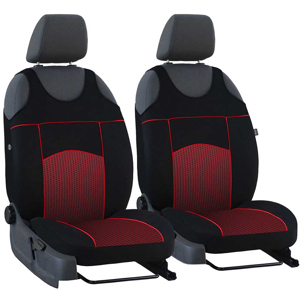 Tuning Extra Univerzális trikó üléshuzat piros színben szövet anyagból