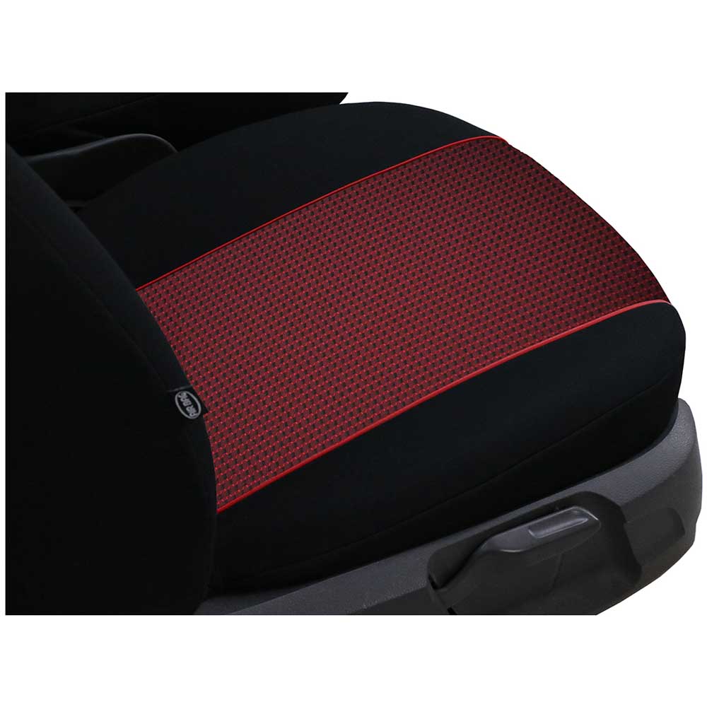 Tuning Extra Univerzális trikó üléshuzat piros színben szövet anyagból