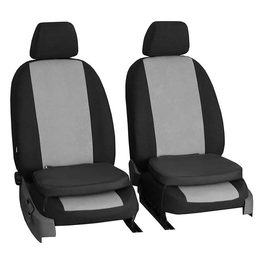 Ülésmagasító párna szett fekete színben, alkantara anyagból