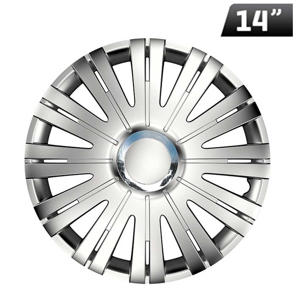 Active RC 14" dísztárcsa ezüst színben