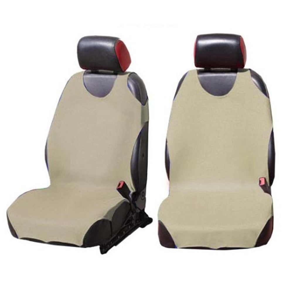 Bézs üléshuzat szett. 2db trikó rögzítésekkel