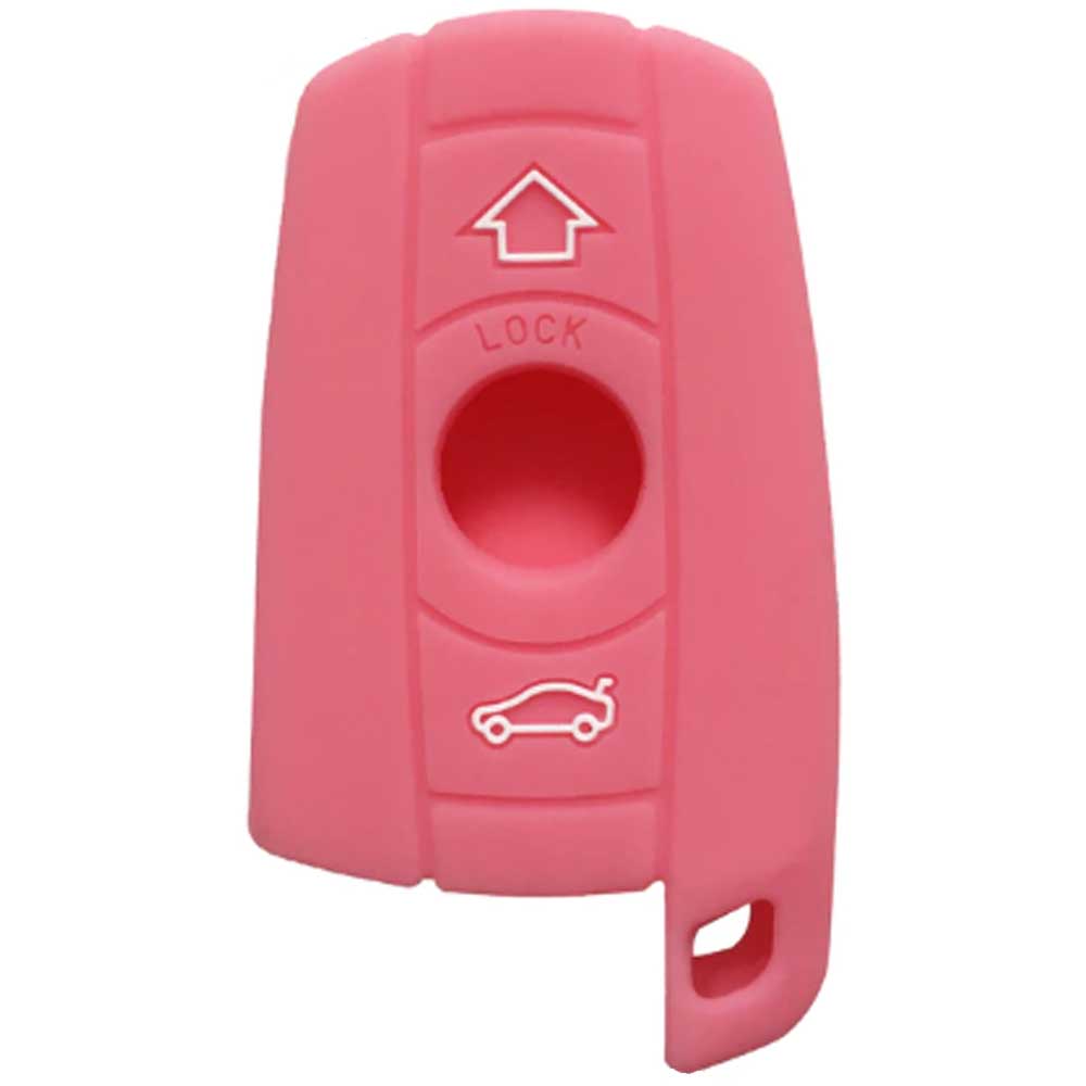 BMW 3 gombos szilikontok pink színben