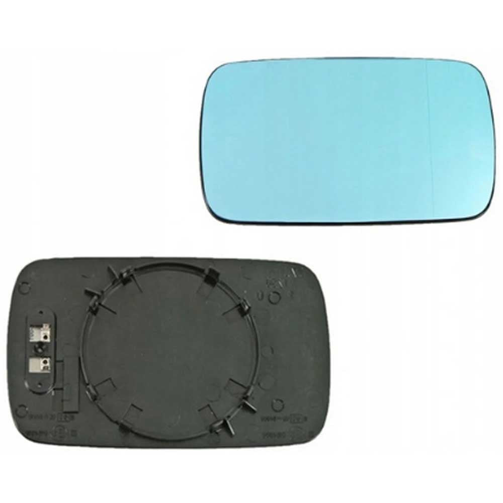 BMW 3 jobb oldali fűthető, kék színű visszapillantó tükörlap 1998-2005