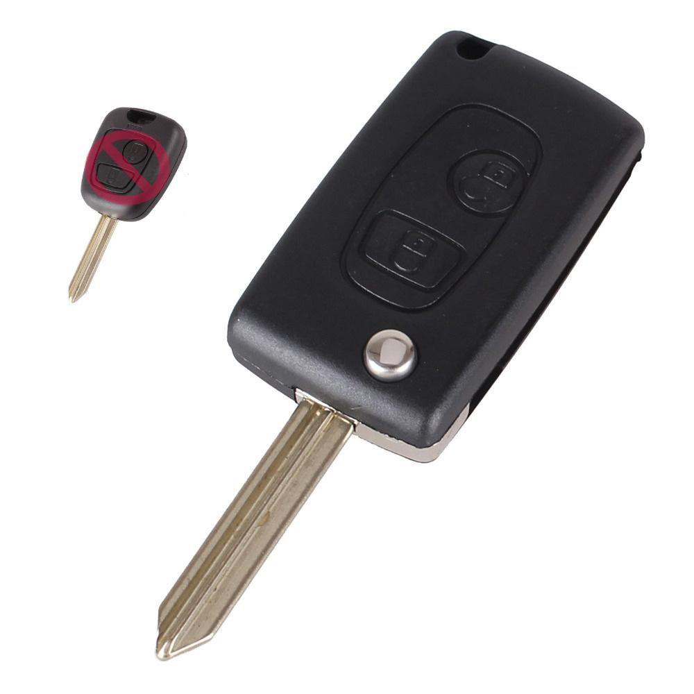 Citroen kulcs átalakító,bicskakulcs 2 gombos