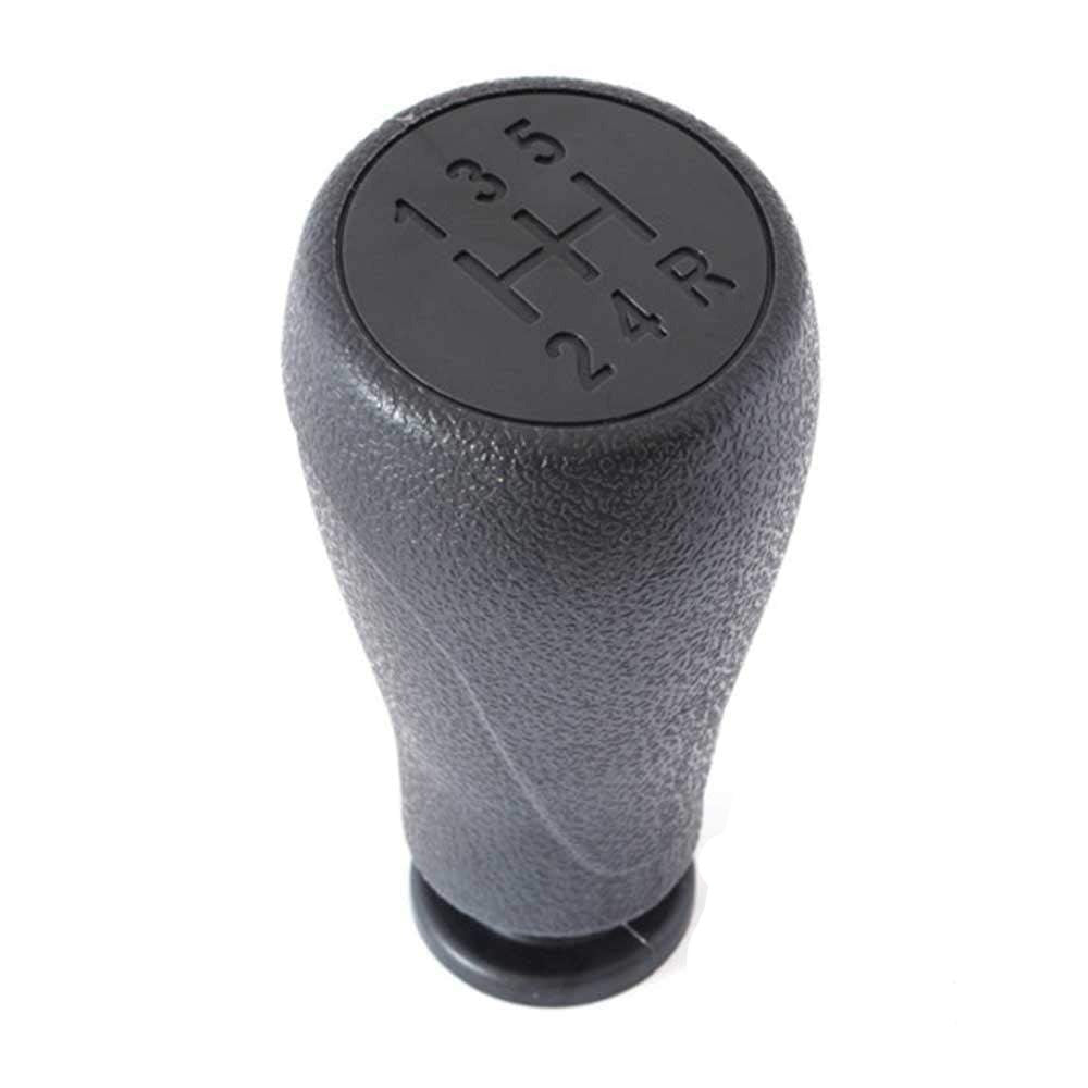 Szürke színű, 5 sebességes Fiat váltógomb.