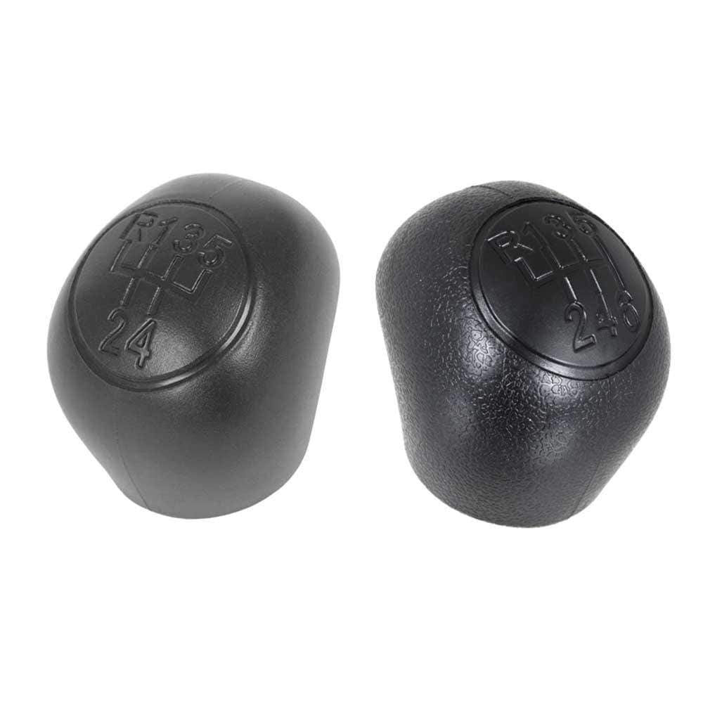 Fekete színű, 5 és 6 sebességes Citroen váltógomb