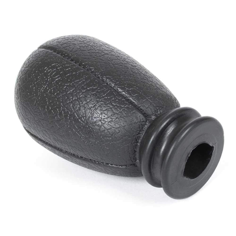 Fekete színű, bőrözött 5 sebességes Citroen Xsara Picasso váltógomb.