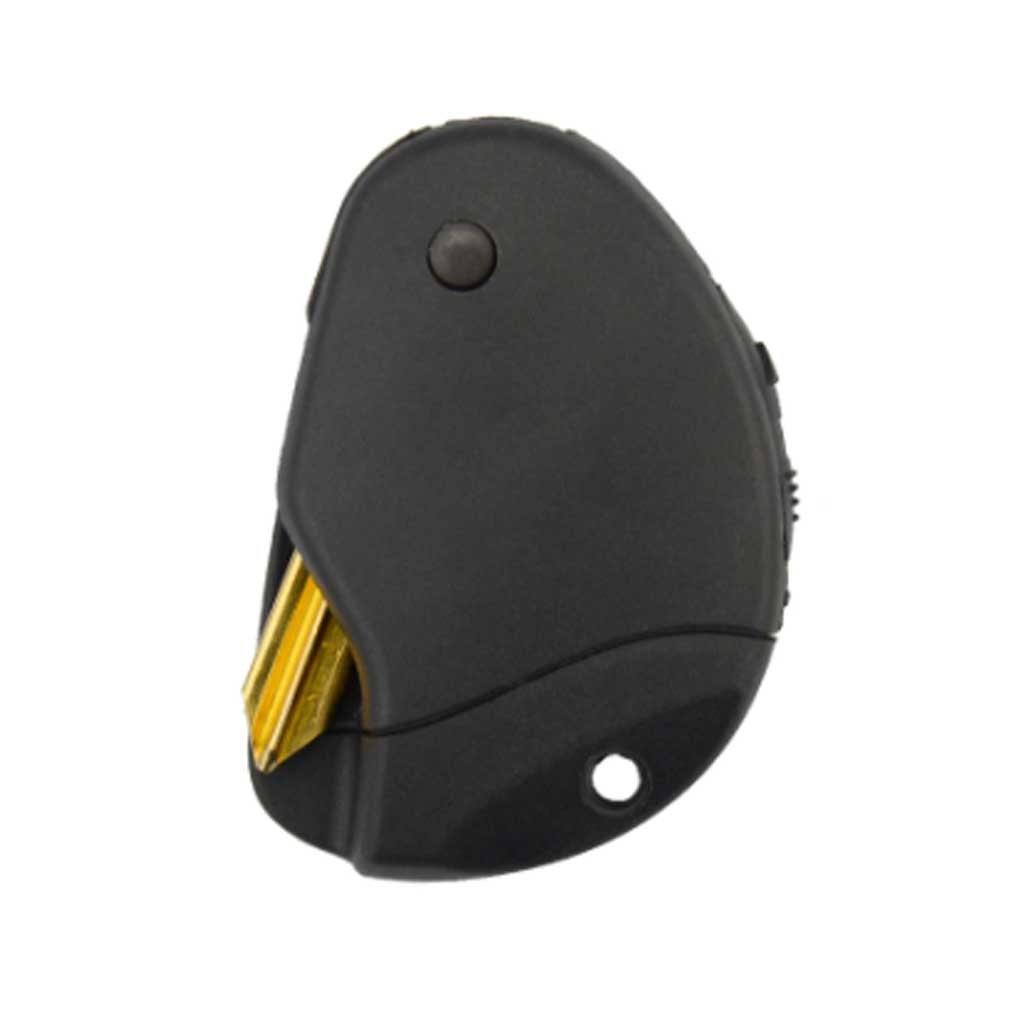 Fekete színű, 2 gombos Citroen kulcsház, bicskakulcs.