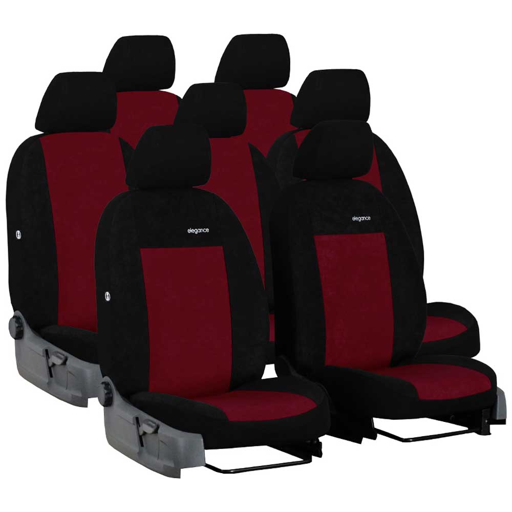 Nissan Qashqai 2+ (7 személyes) üléshuzat Elegance 2009-2013 bordó színben