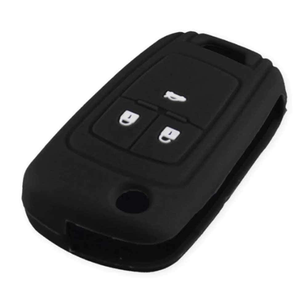 Opel kulcs szilikon tok 3 gombos fekete
