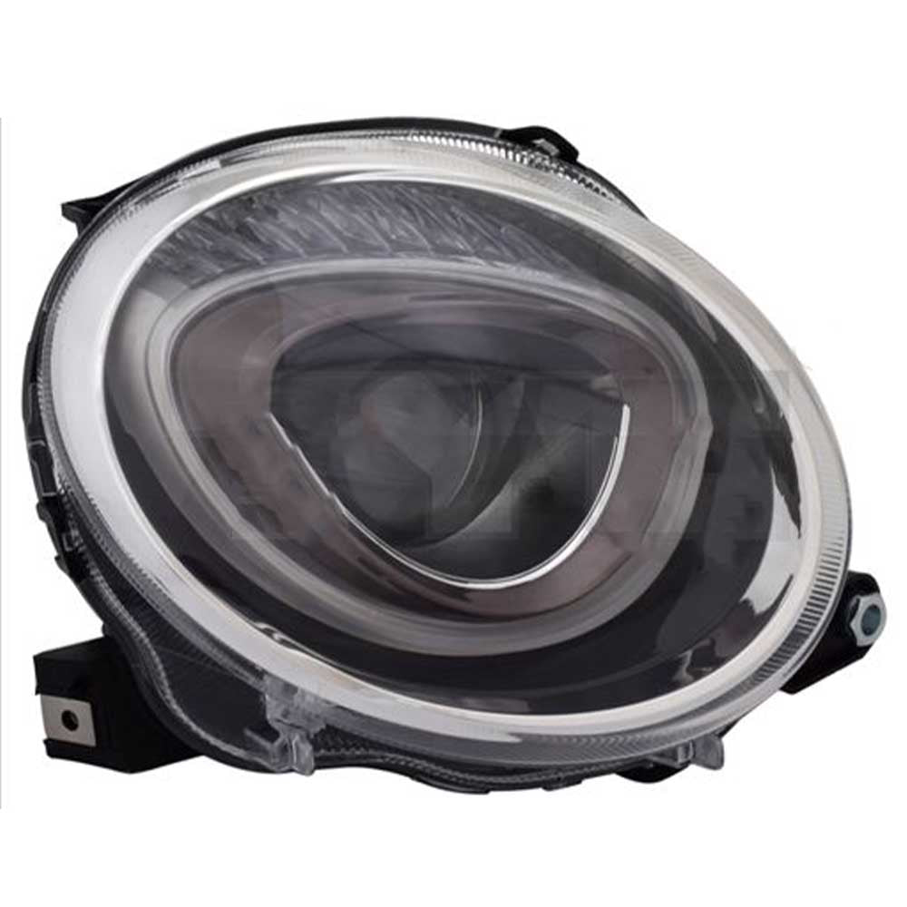 Fiat 500 bal első fényszóró 2007-