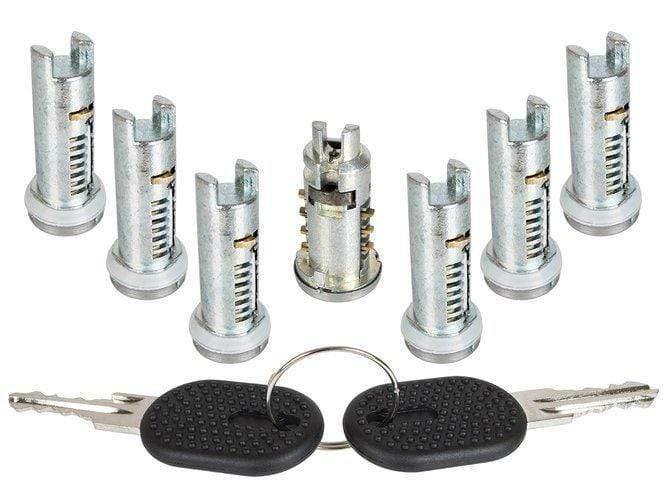 Fiat Ducato zárbetét, zárhenger készlet 7 db-os 1994-2002