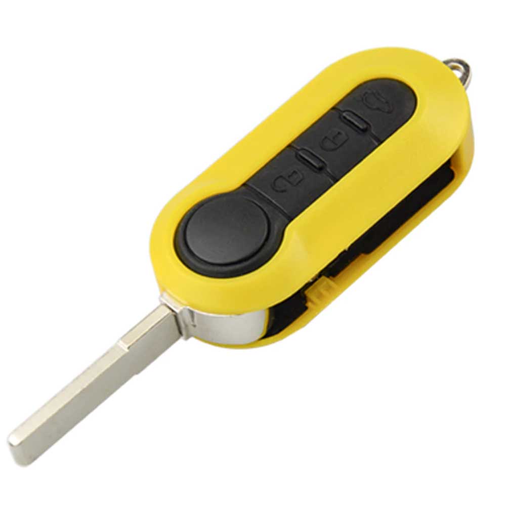 fiat kulcs borítás sárga