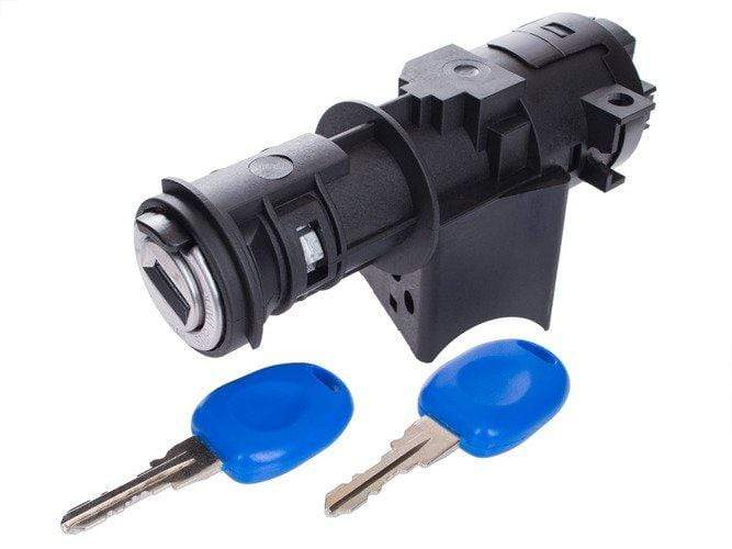 Fiat Cinquecento gyújtáskapcsoló 2 db kulccsal, széles pin