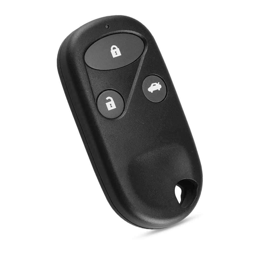 Fekete színű, 3 gombos Honda távirányítós kulcs, kulcsház.