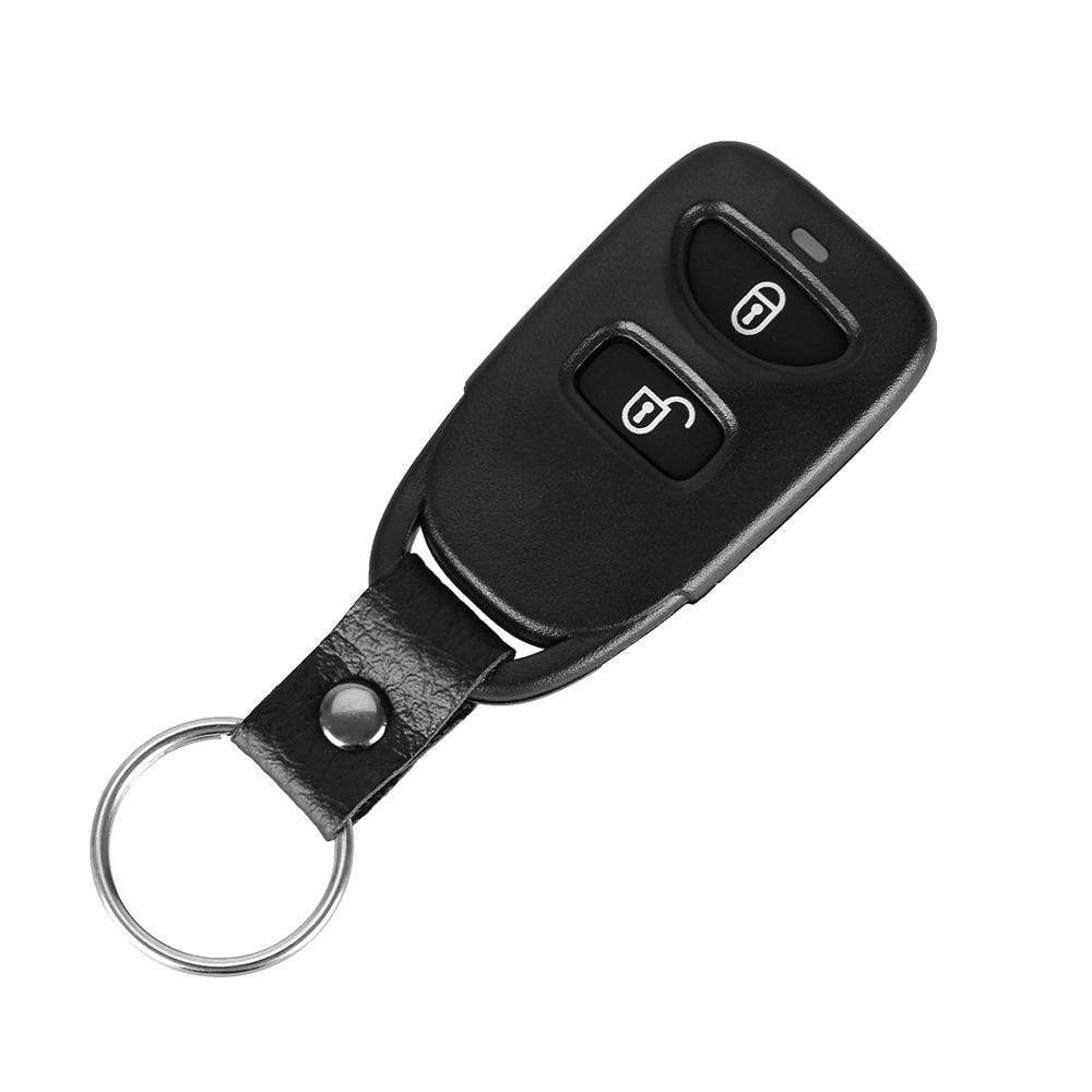 Fekete színű, Hyundai 2 gombos kulcs, kulcsház.