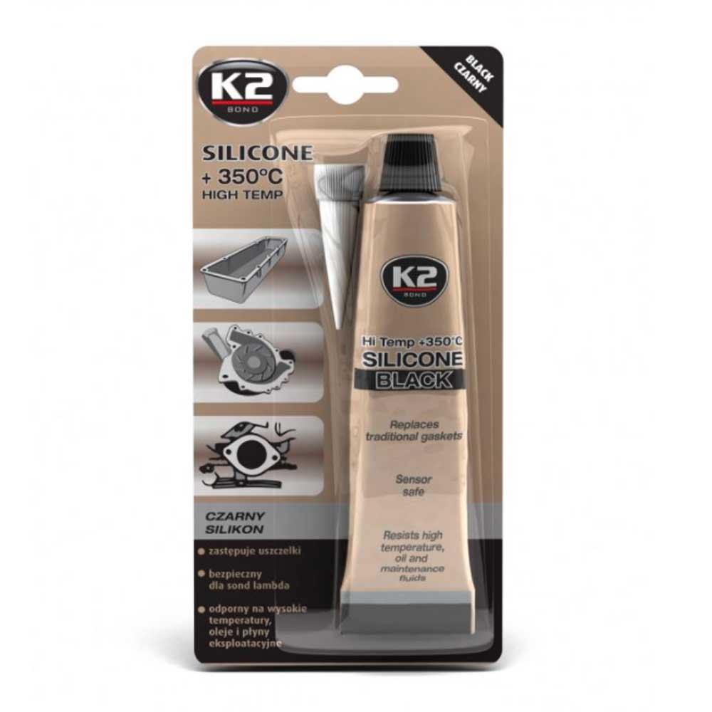 K2 fekete szilikon paszta, 85g