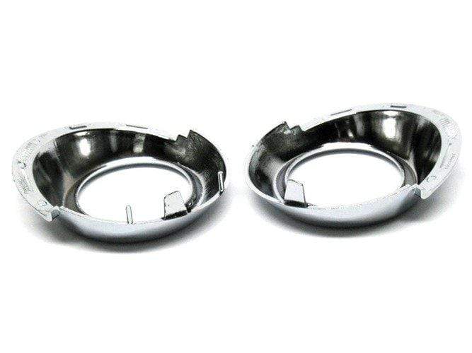 Peugeot 307 II 05-07 ködlámpa keret króm bal oldali + jobb oldali szett