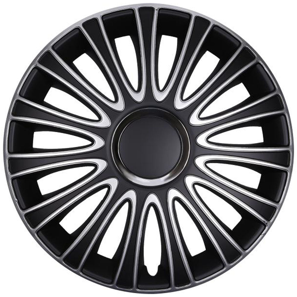 Dísztárcsa szett LE MANS 13" - fekete/ezüst