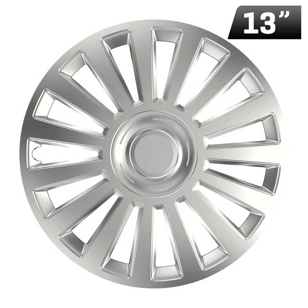 Luxury 13" dísztárcsa ezüst színben
