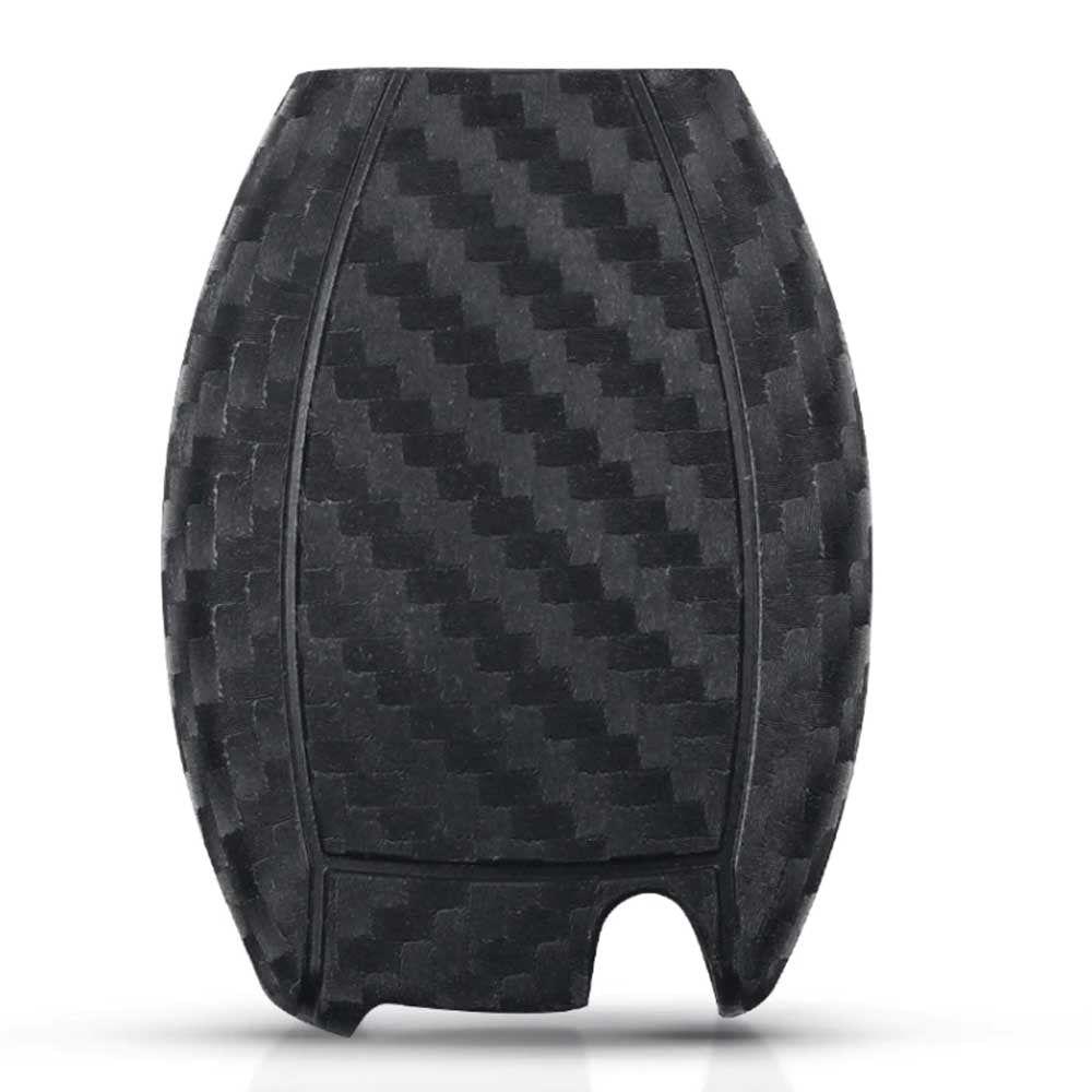 Mercedes szilikon tok Carbon 2 gombos