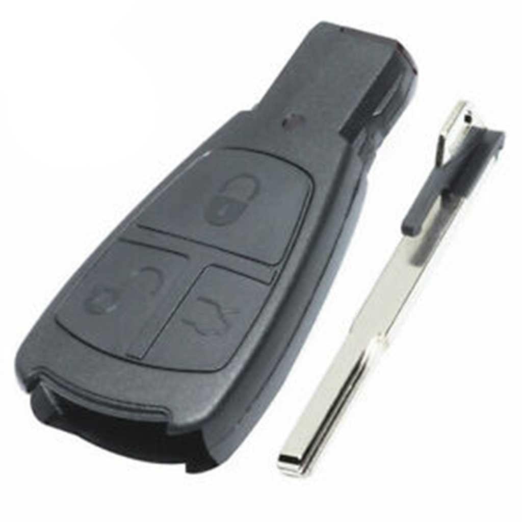 mercedes kulcsház 3 gombos új kulcsszárral