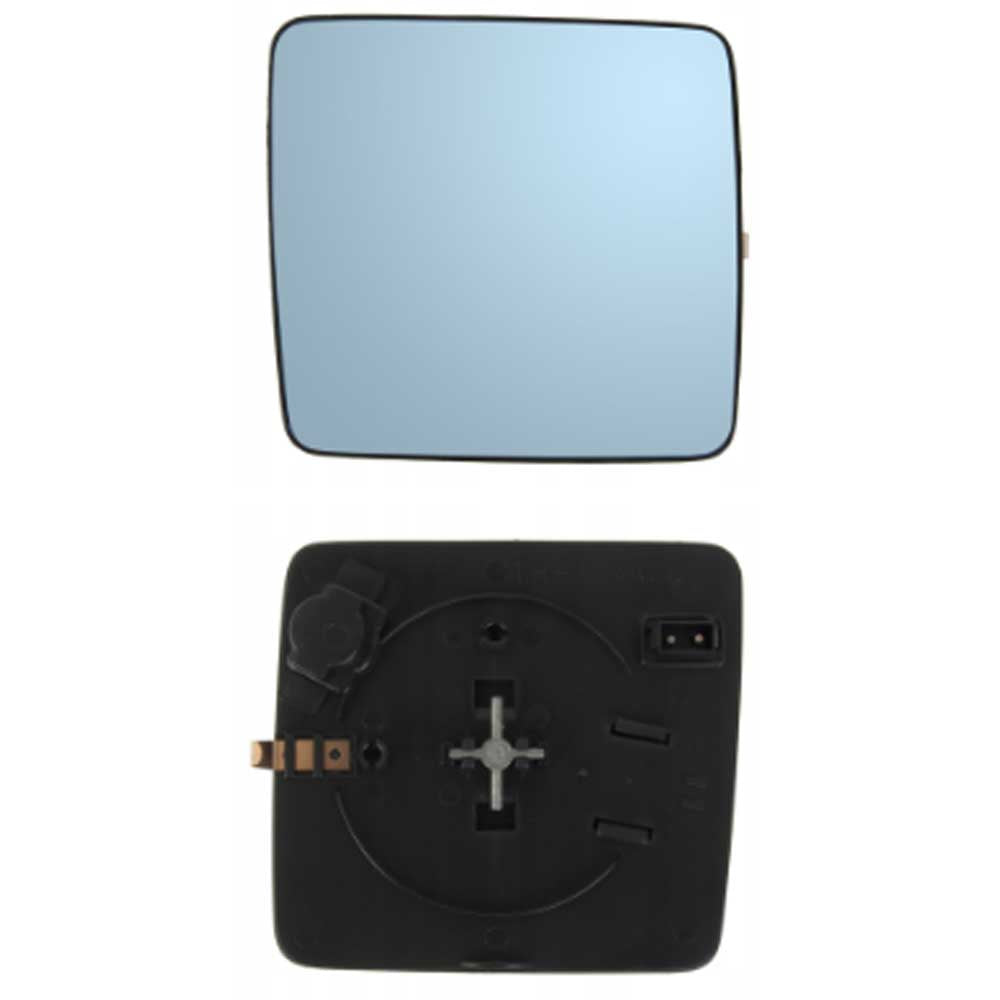 Mercedes E-osztály jobb oldali fűthető, kék színű visszapillantó tükörlap 1993-1995