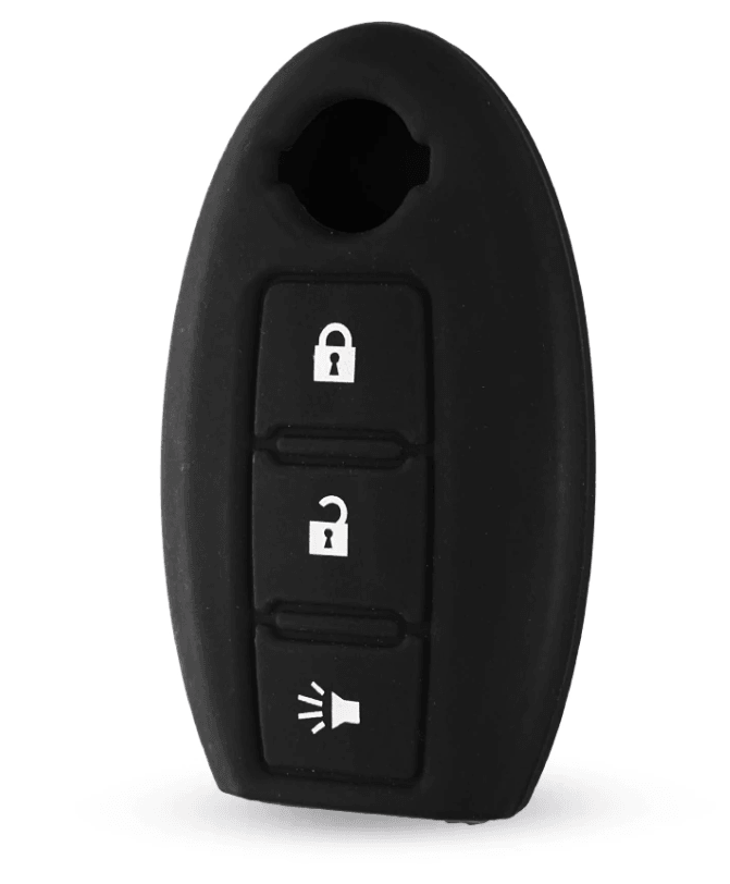 Nissan szilikon tok 3 gombos fekete