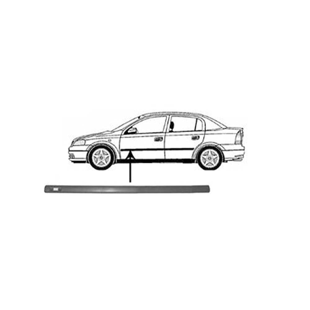 Opel Astra G oldalsó díszléc 1998-2004