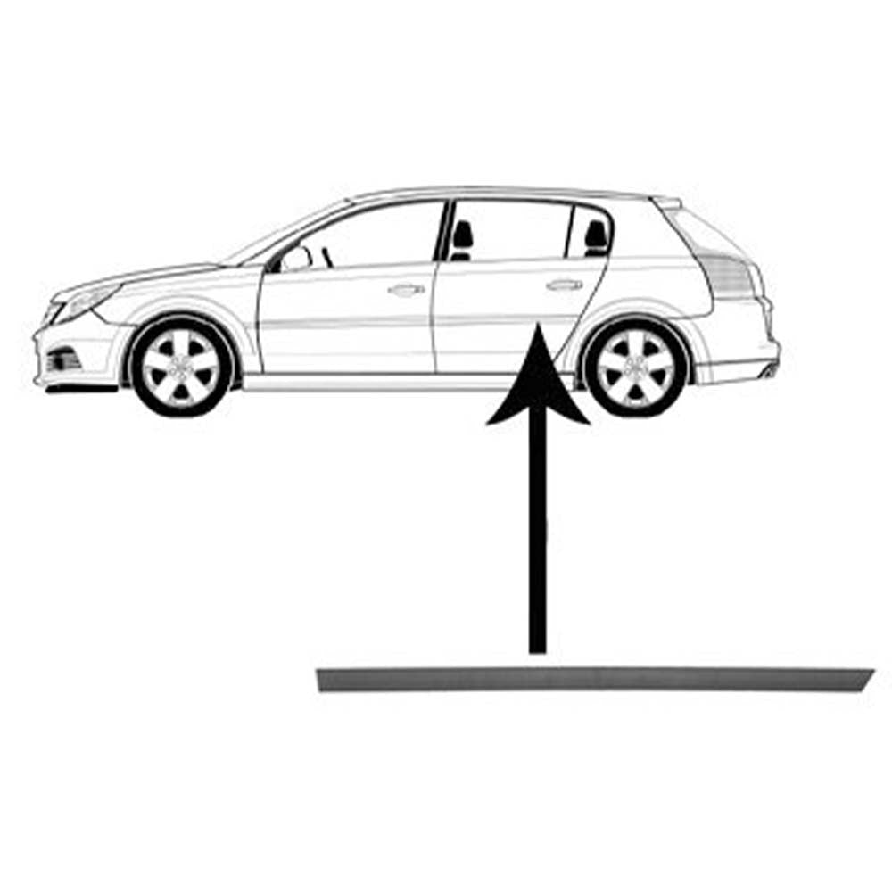 Opel Vectra C oldalsó díszléc 2002-2005