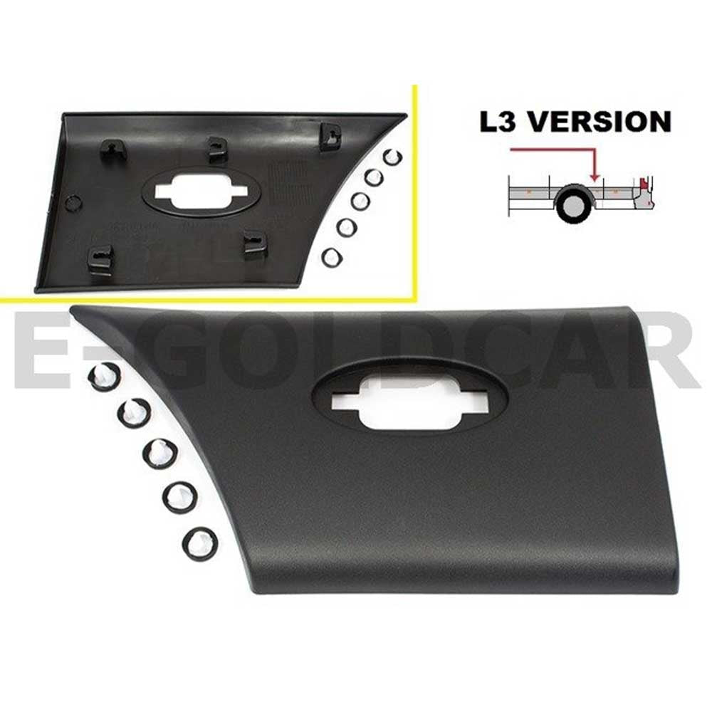 Opel Movano B bal hátsó díszléc 2010-