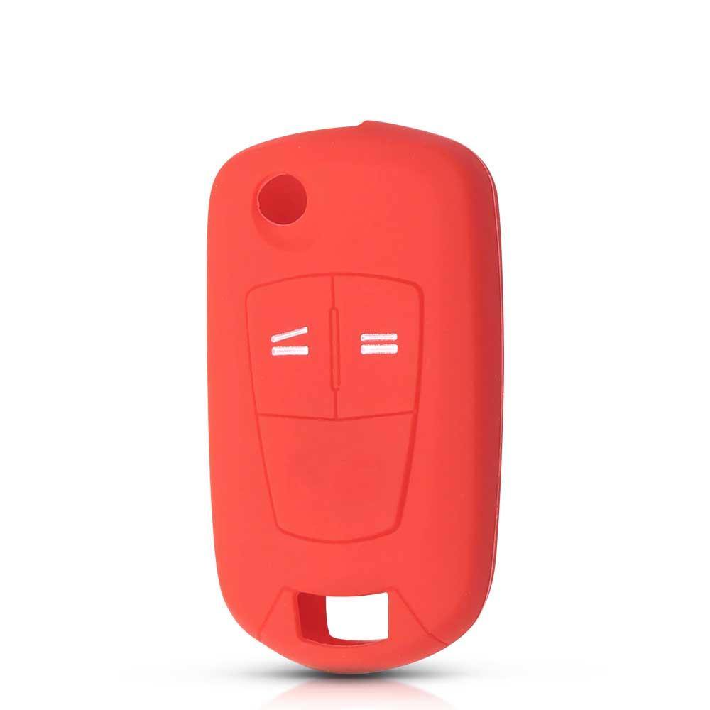 Opel szilikon tok 2 gombos piros