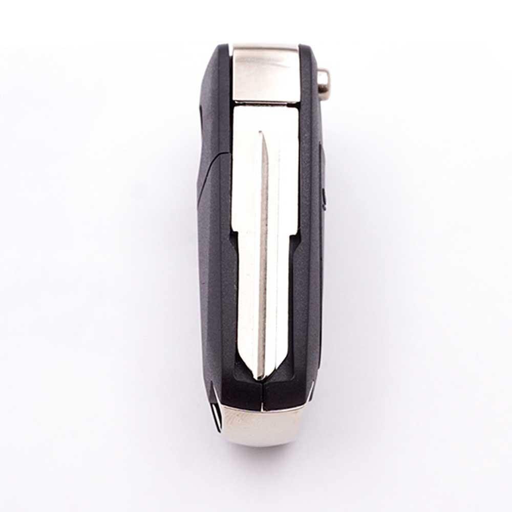 Fekete színű, 2 gombos Opel kulcsház, bicskakulcs kulcsszár