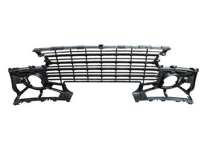 Peugeot 307 II hűtőrács, fekete és króm