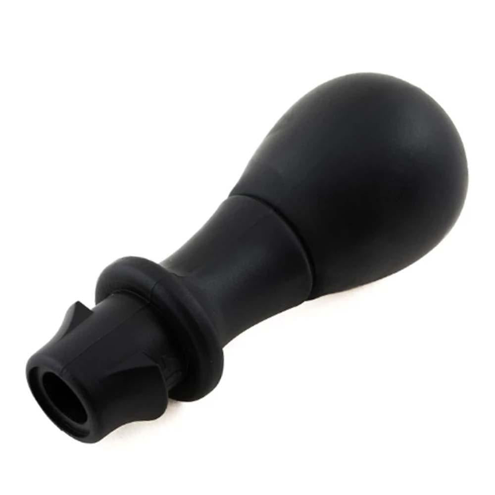 Fekete színű, 5 sebességes Citroen és Peugeot váltógomb.