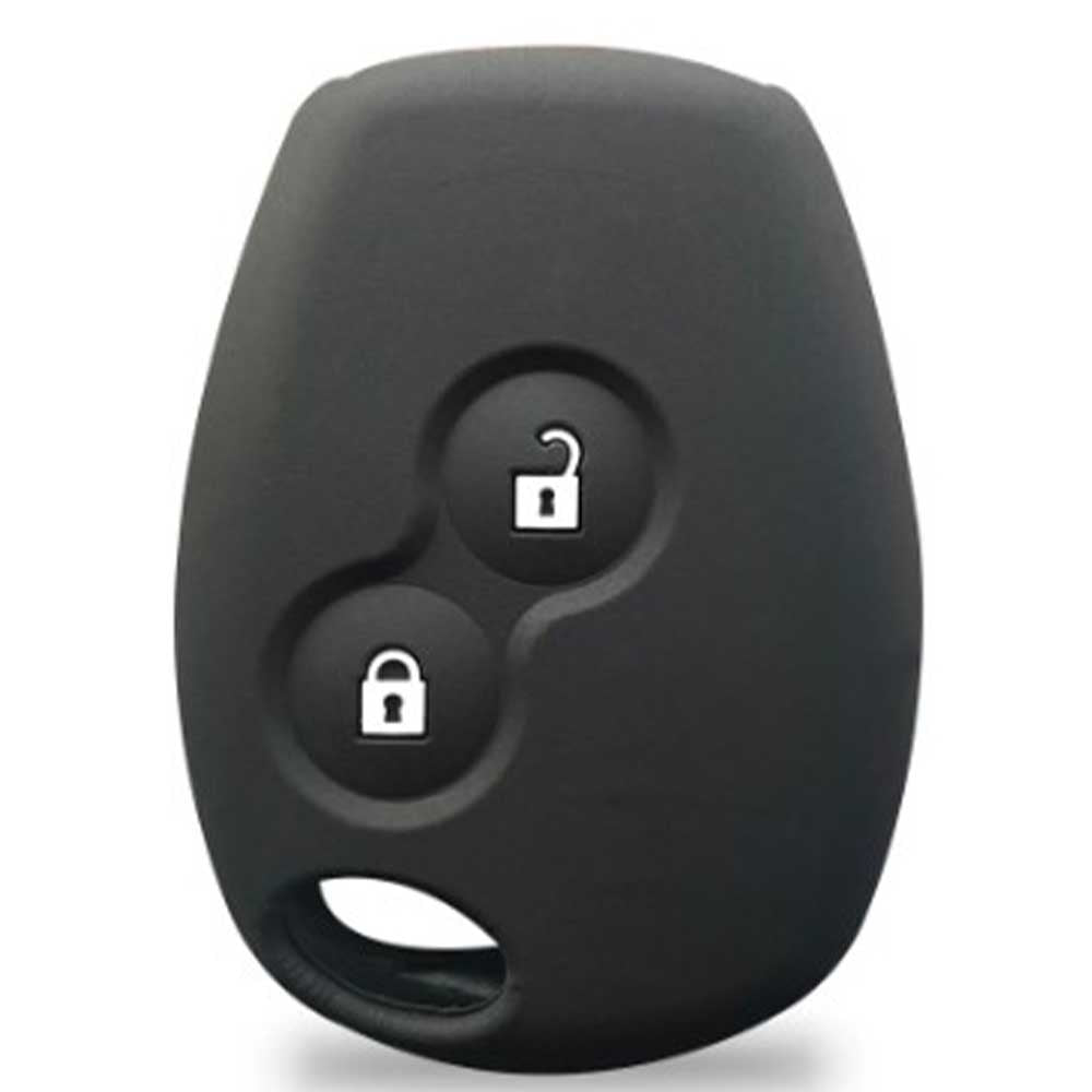 Nissan kulcs szilikon tok 2 gombos fekete színben.
