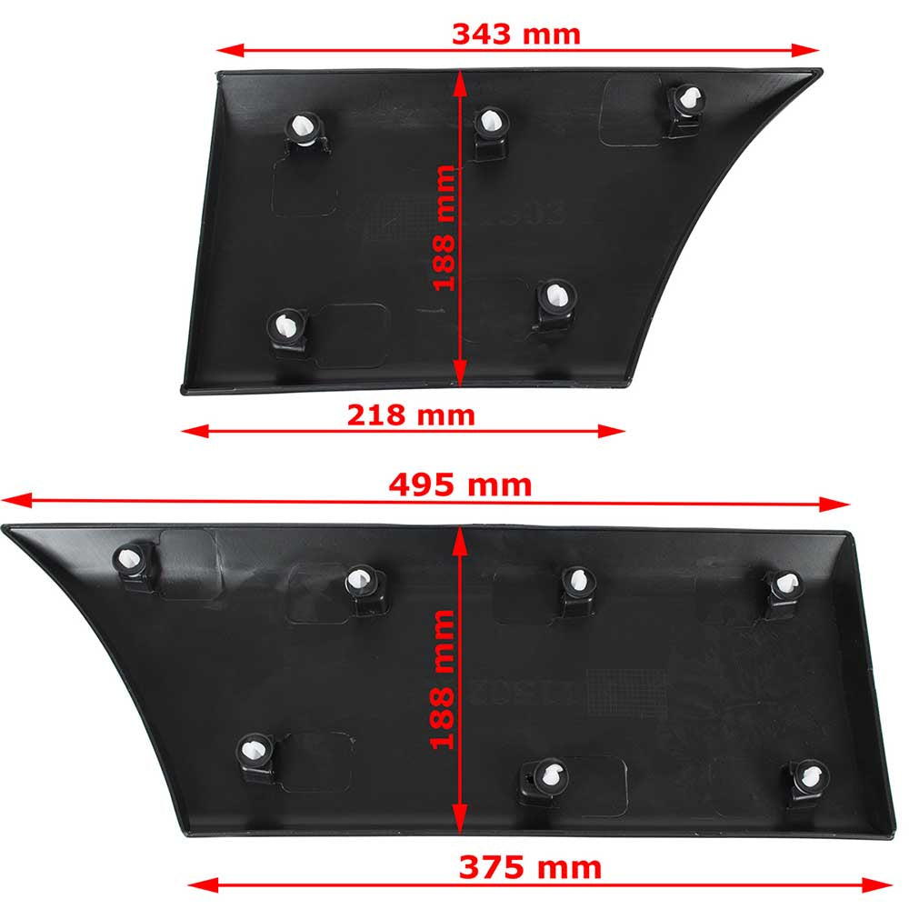 Renault Master III bal oldali díszléc szett 2010-