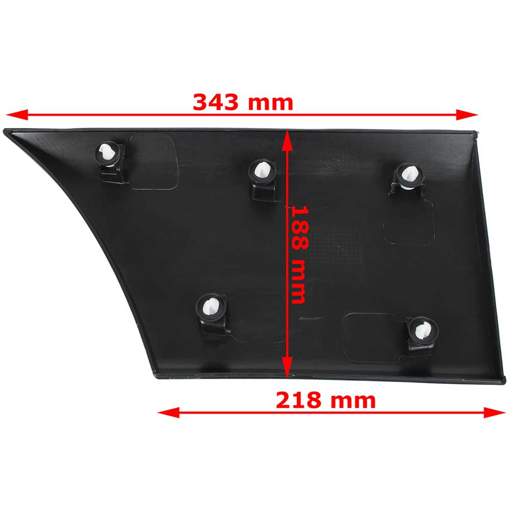 Renault Master III jobb hátsó díszléc 2010-