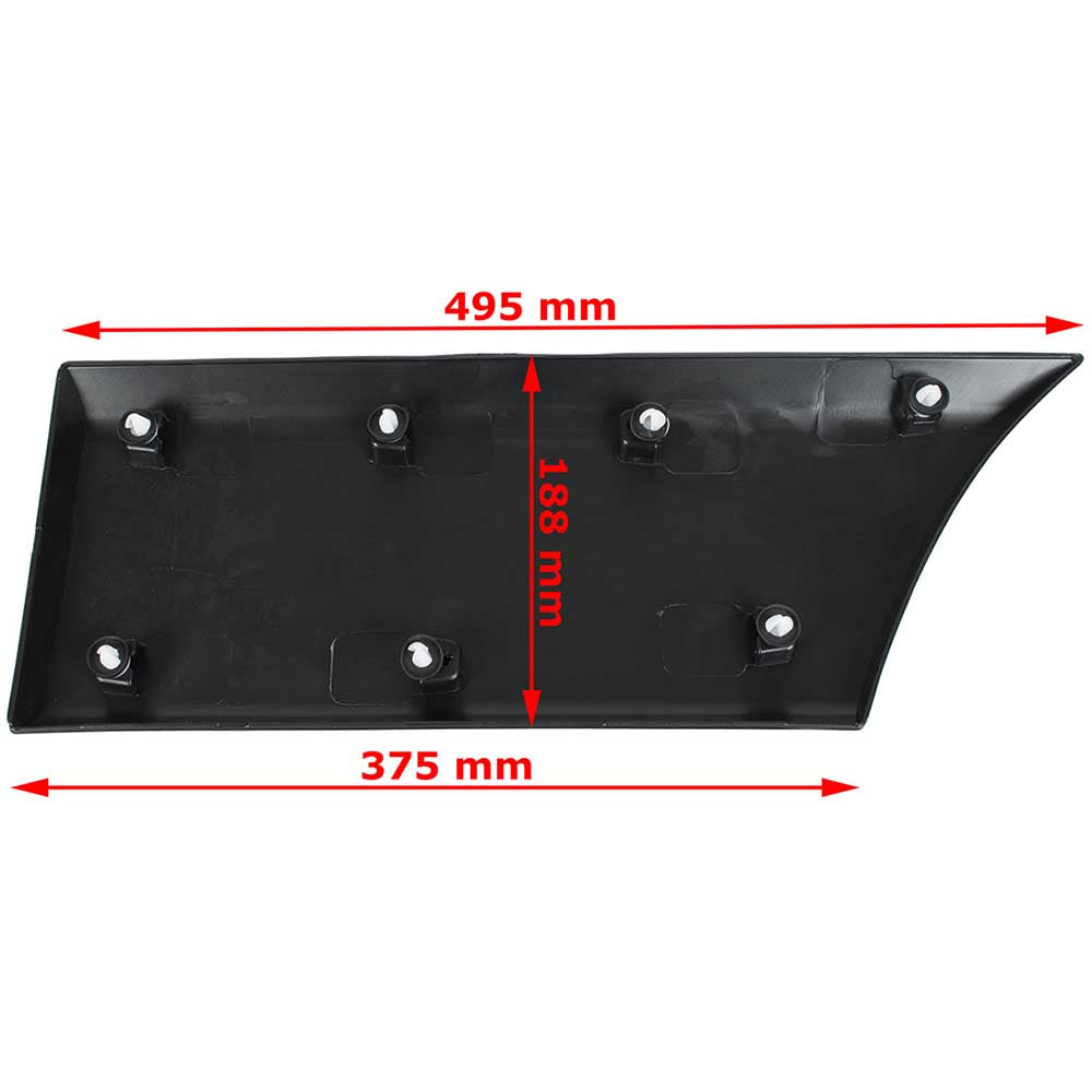 Renault Master III jobb hátsó díszléc 2010-