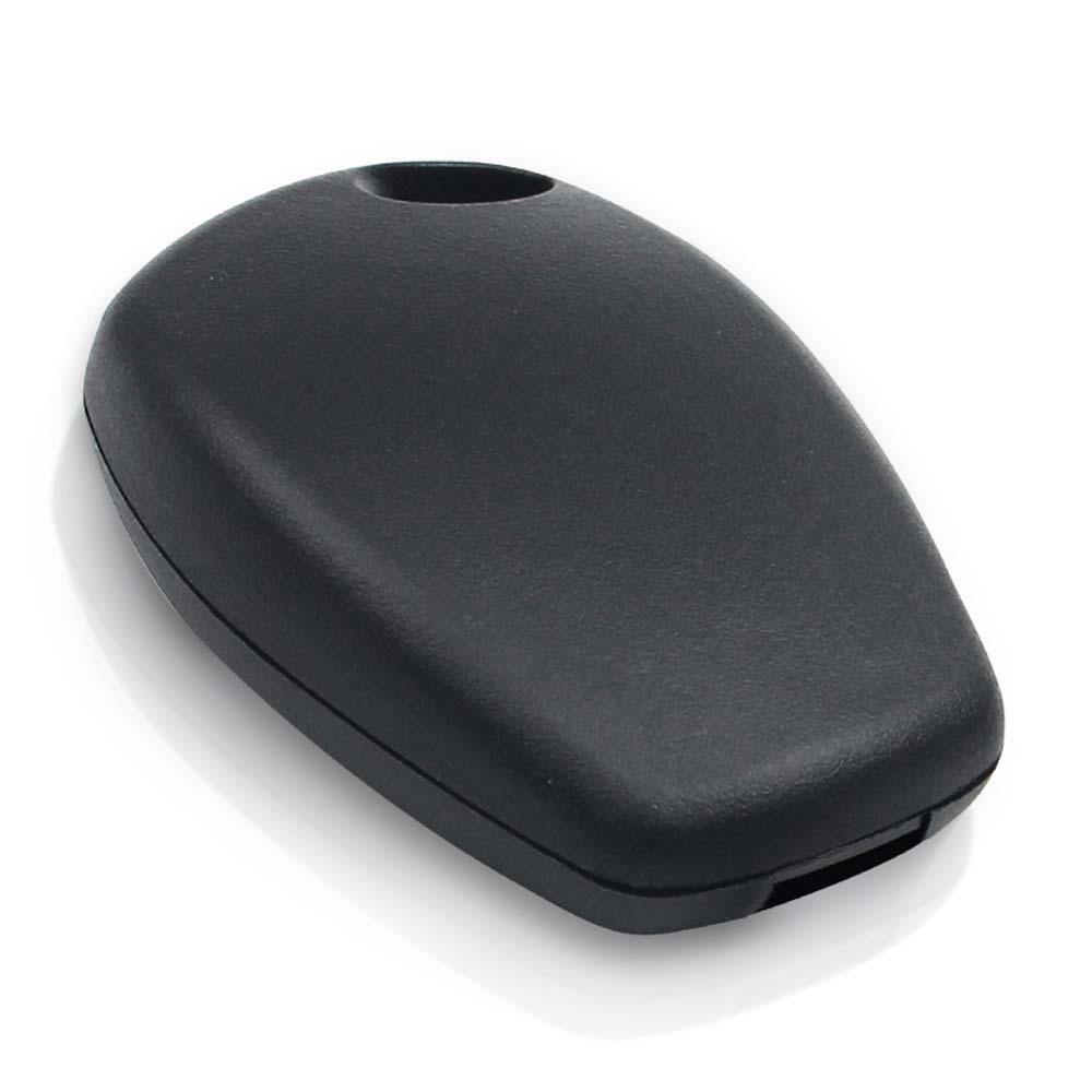 Fekete színű, gomb nélküli Renault kulcsház.