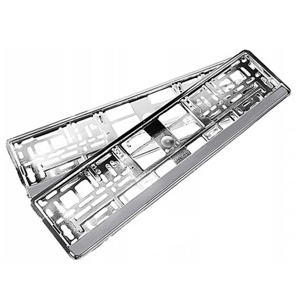 Rendszámtábla tartó keret (króm)