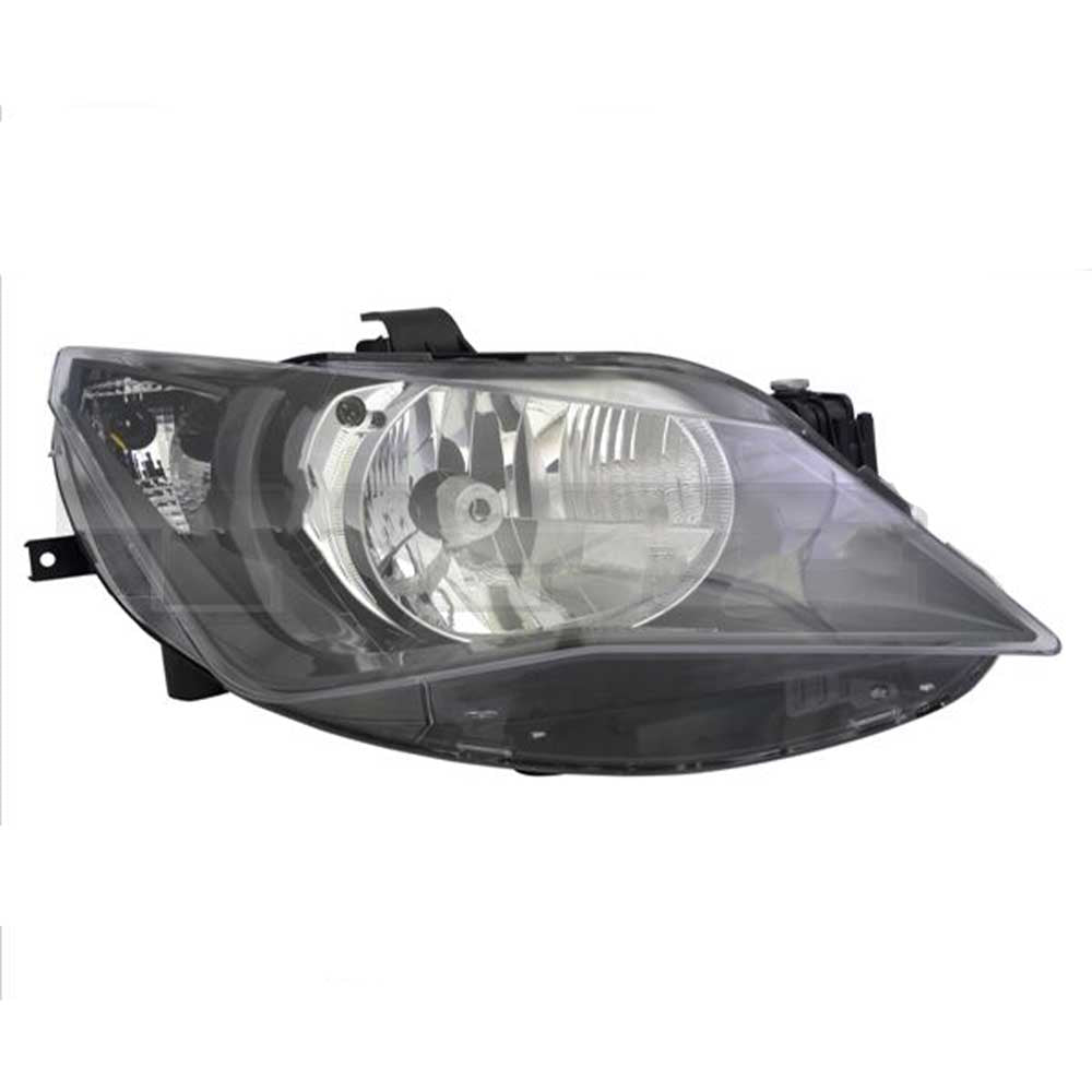 Seat Ibiza IV bal első fényszóró fekete 2008-2015