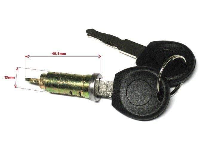 VW Caddy első ajtó zárbetét, zárhenger