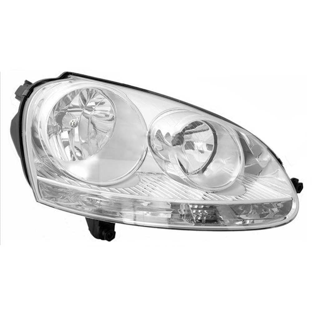 VW Golf V jobb első fényszóró króm 2003-2009