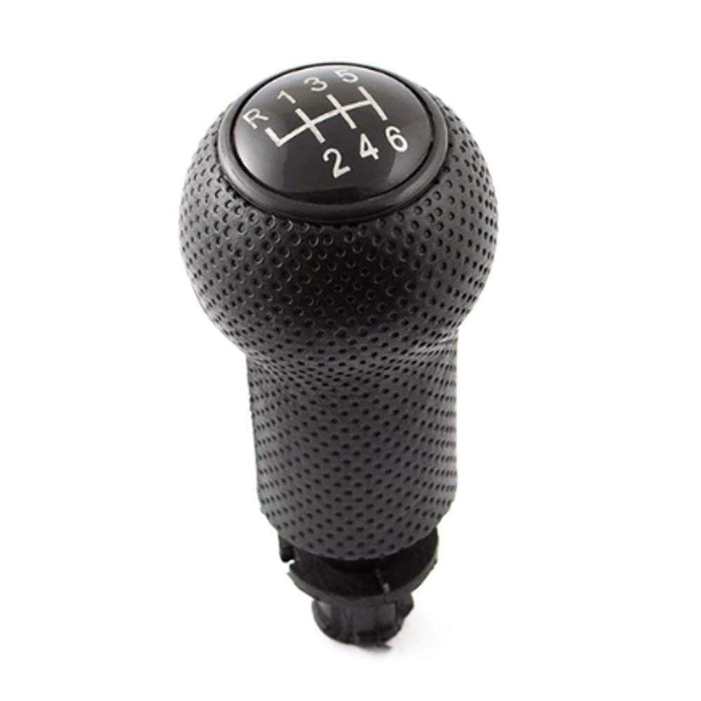 Fekete színű VW váltógomb. 6 fokozatos, üveg számlappal.