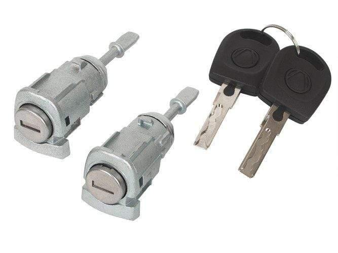 Skoda Octavia I első ajtó zárbetét, zárhenger készlet