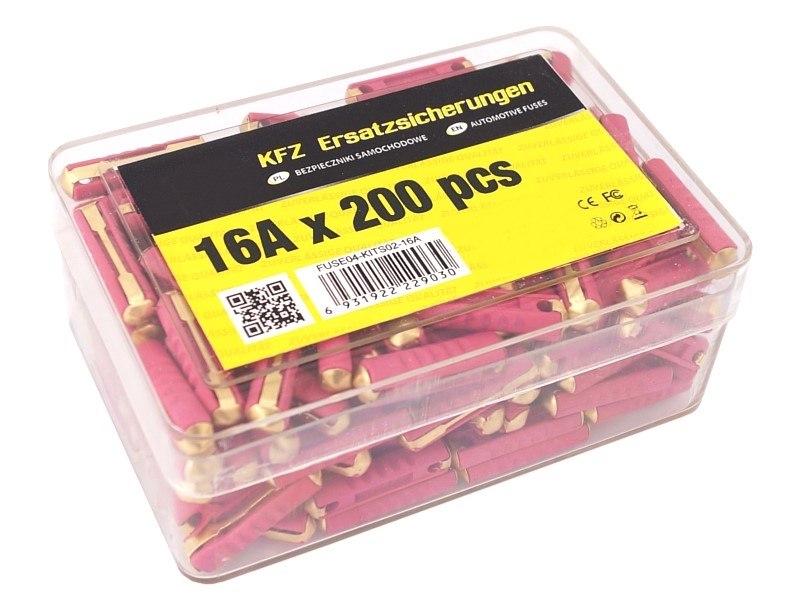 Hengeres biztosíték 16A 200 db