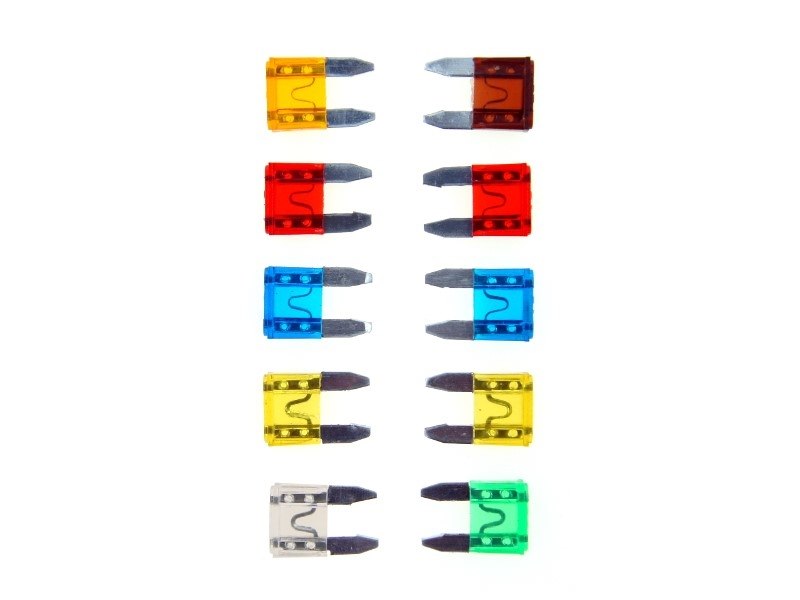 Pengés biztosítékok MINI, 10 db.