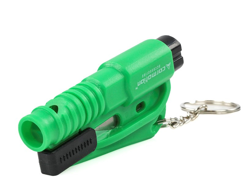 Kulcstartó biztonsági kalapáccsal és övkéssel – kép 3