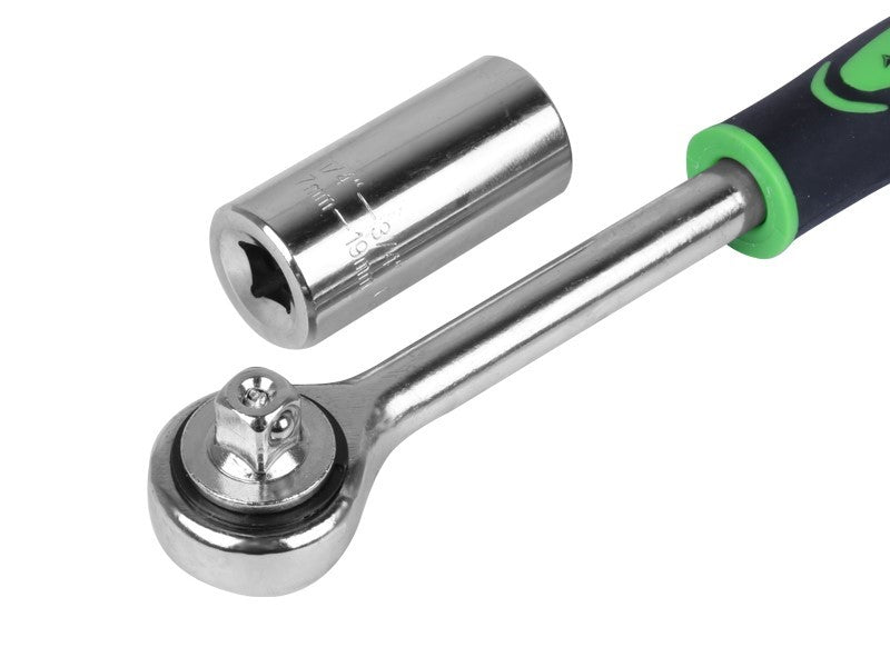 racsnis univerzális dugókulcskulcs 7   19 mm – kép 2